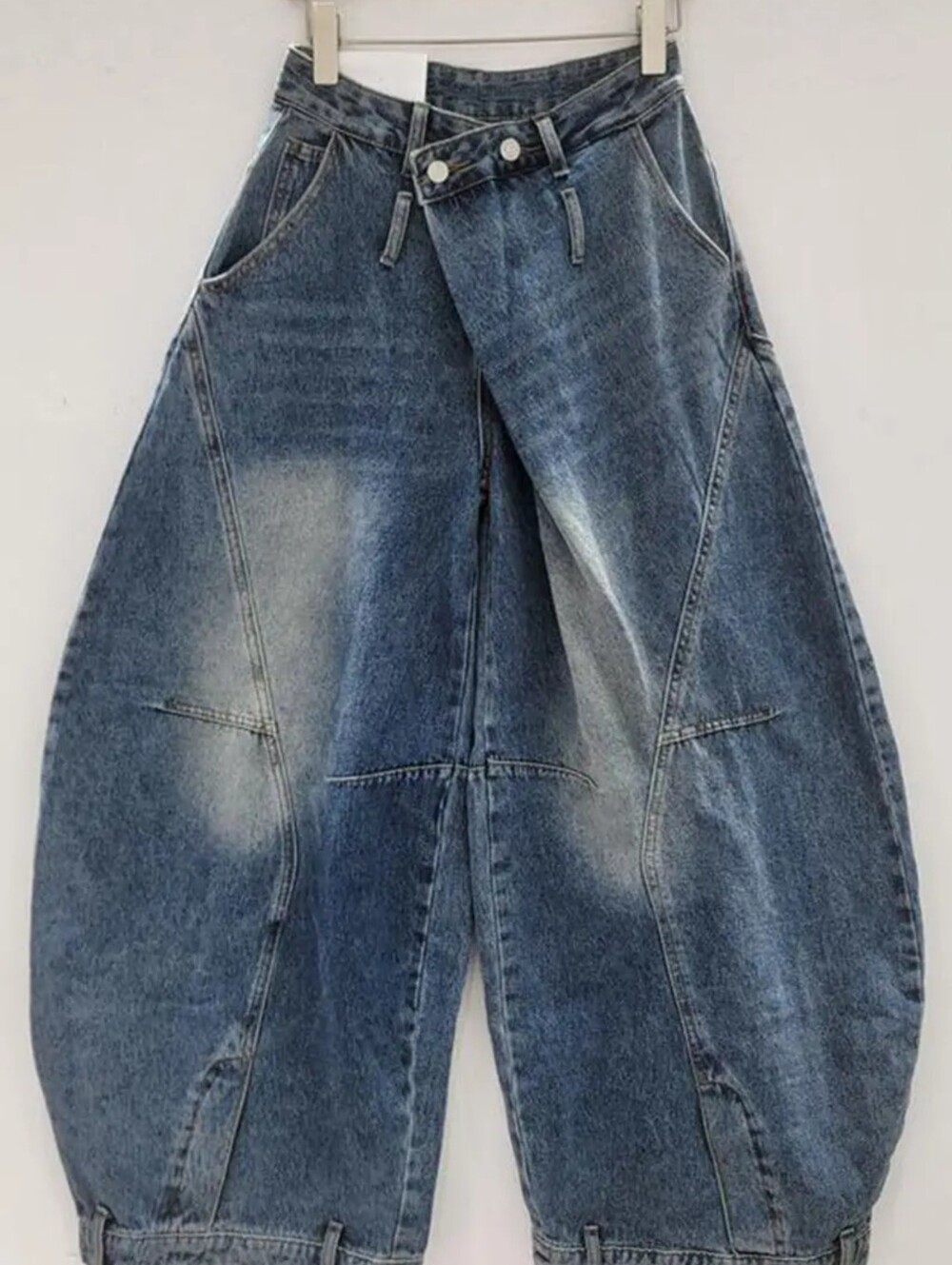 NWT Fancy Jeans Dirty Denim Crossover Jeans